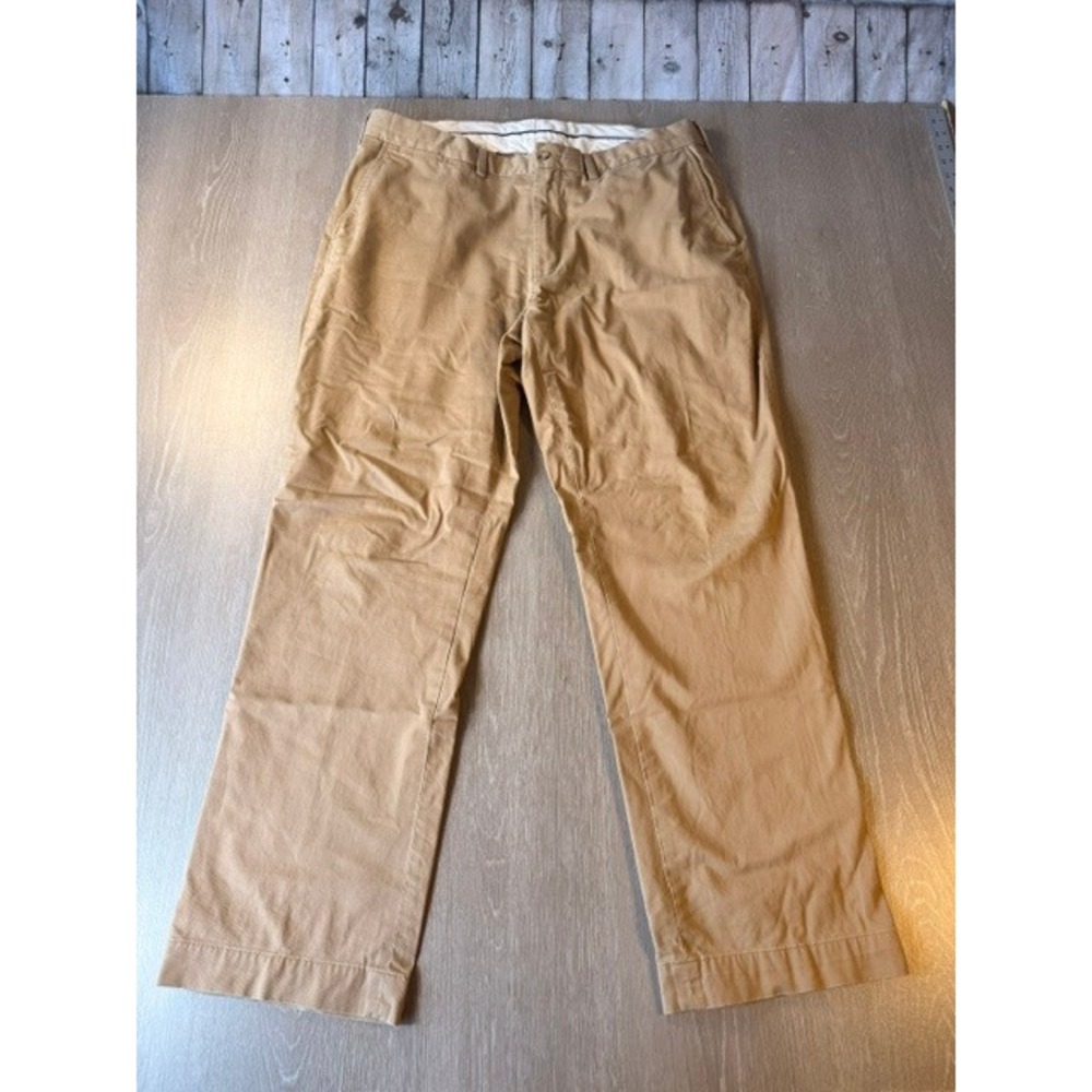 Polo Ralph Lauren Mens Stretch Classic Fit Chino Pants Tan Khaki 38x32